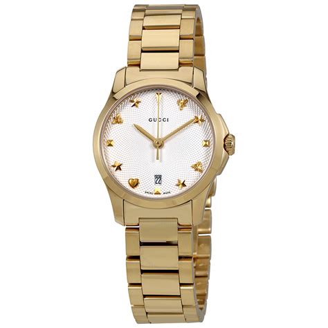 gucci g-timeless gold pvd watch ya126576|gucci bee watch.